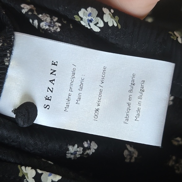 Sezane Floral Blouse and Skirt Set, GUC, French Chic, Quiet Luxury Paris - Picture 6 of 12